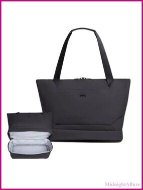 Expandable Laptop Tote 16-Inch Water Resistant Travel Work Bag